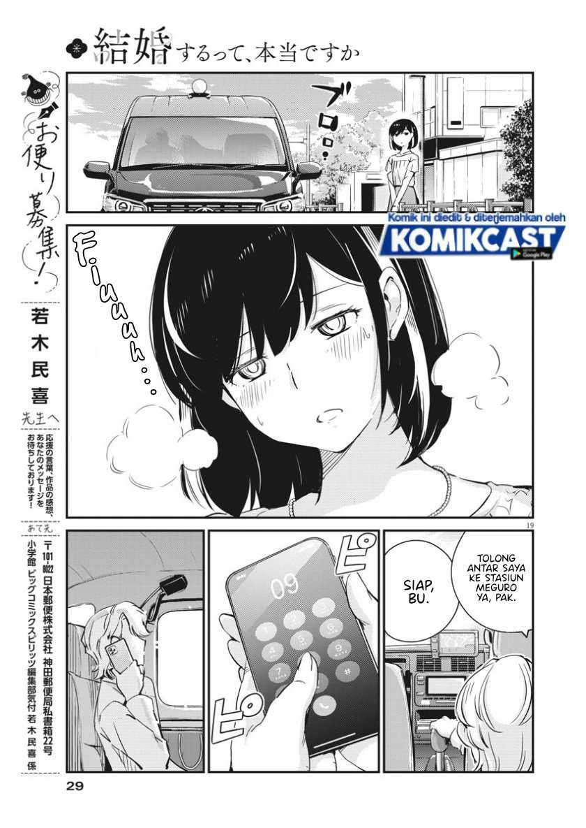 Kekkon Surutte, Hontou Desu ka? Chapter 35 Gambar 19